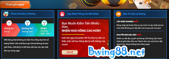 Công việc của đại lý nhà cái BWING