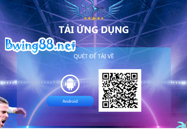 Quét mã QR để tải về ứng dụng BWING