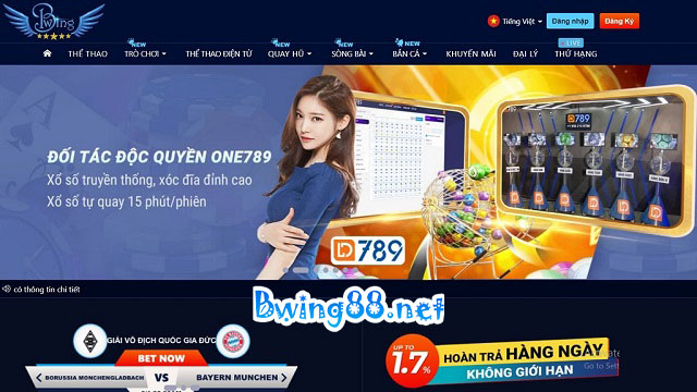 Chơi xổ số tại nhà cái Bwing có hợp pháp