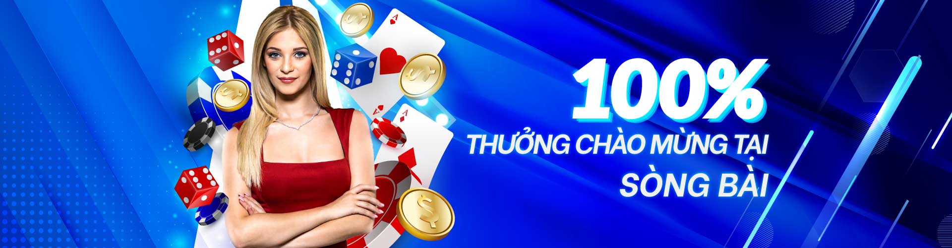 100% THƯỞNG CHÀO MỪNG TẠI SÒNG BÀI